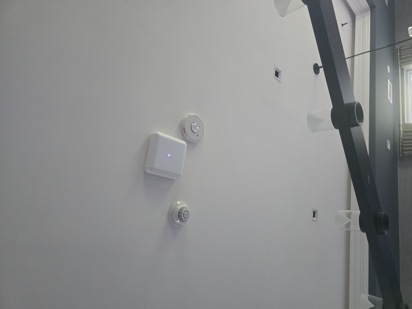 Cable management at wall outlet